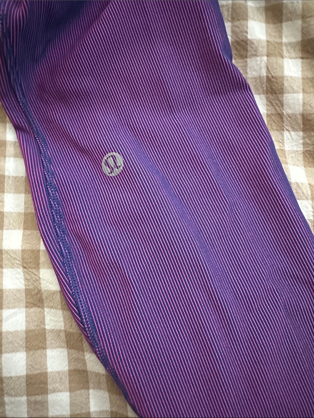 Lululemon Striped Athletic Leggings